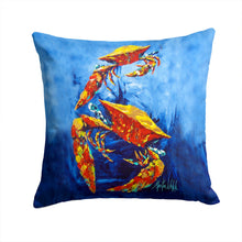 Load image into Gallery viewer, Crab Puddle O' Two Throw Pillow - 14x14 Decorative Pillow – Art for Your Home &amp; Patio MW1345PW1414