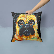 Load image into Gallery viewer, Pug It Out Throw Pillow - 14x14 Decorative Pillow – Art for Your Home &amp; Patio MW1346PW1414