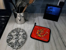 Load image into Gallery viewer, Red Shrimp Pot Holders - Set of 2 Decorative Kitchen Helpers | Made in the USA MW1347PTHD