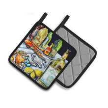 Load image into Gallery viewer, Sit a Spell Pot Holders - Set of 2 Decorative Kitchen Helpers | Made in the USA MW1349PTHD