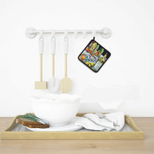 Load image into Gallery viewer, Sit a Spell Pot Holders - Set of 2 Decorative Kitchen Helpers | Made in the USA MW1349PTHD