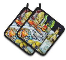 Load image into Gallery viewer, Sit a Spell Pot Holders - Set of 2 Decorative Kitchen Helpers | Made in the USA MW1349PTHD
