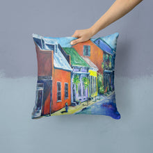 Load image into Gallery viewer, Somewhere Close Houses Throw Pillow - 14x14 Decorative Pillow – Art for Your Home &amp; Patio MW1350PW1414