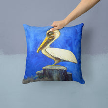 Load image into Gallery viewer, Pelican Texas Pete Throw Pillow - 14x14 Decorative Pillow – Art for Your Home &amp; Patio MW1352PW1414