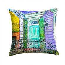 Load image into Gallery viewer, The House Next Door Throw Pillow - 14x14 Decorative Pillow – Art for Your Home &amp; Patio MW1354PW1414