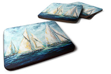 Load image into Gallery viewer, Sailboats Last Mile Foam Coaster  MW1355FC