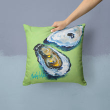 Load image into Gallery viewer, Two Shells Oyster Throw Pillow - 14x14 Decorative Pillow – Art for Your Home &amp; Patio MW1361PW1414