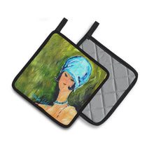 Load image into Gallery viewer, Young Voncile Still in High School Pot Holders - Set of 2 Decorative Kitchen Helpers | Made in the USA MW1363PTHD