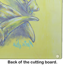 Load image into Gallery viewer, Three to Get Ready Okra Glass Cutting Boards – Durable, Decorative Kitchen Art