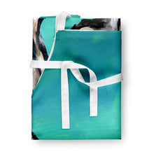 Load image into Gallery viewer, Four Oyster Shells on Board Apron – Artist-Designed Kitchen, BBQ &amp; Craft Apron