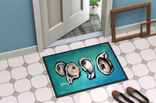 Load image into Gallery viewer, Four Oyster Shells on Board Doormat-24x36 Indoor / Outdoor Rug | Made in USA
