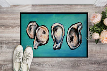 Load image into Gallery viewer, Four Oyster Shells on Board Doormat