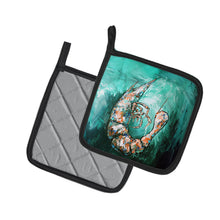 Load image into Gallery viewer, A Touch of Blue Shrimp Pot Holders - Set of 2 Decorative Kitchen Helpers | Made in the USA