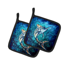 Load image into Gallery viewer, American Marlin Pot Holders - Set of 2 Decorative Kitchen Helpers | Made in the USA