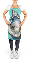 Load image into Gallery viewer, Aqua Pearl Oyster Apron – Artist-Designed Kitchen, BBQ &amp; Craft Apron