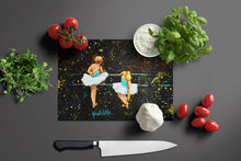 Load image into Gallery viewer, At Practice Ballet Glass Cutting Boards – Durable, Decorative Kitchen Art