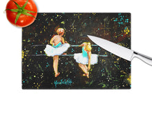 Load image into Gallery viewer, At Practice Ballet Glass Cutting Boards – Durable, Decorative Kitchen Art