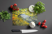Load image into Gallery viewer, At The Grand Hotel Glass Cutting Boards – Durable, Decorative Kitchen Art