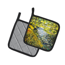 Load image into Gallery viewer, At The Grand Hotel Pot Holders - Set of 2 Decorative Kitchen Helpers | Made in the USA