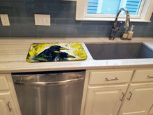 Load image into Gallery viewer, Baked In A Pie Crows Dish Drying Mat – Absorbent, Artistic Kitchen Essentials