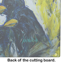 Load image into Gallery viewer, Baked In A Pie Crows Glass Cutting Boards – Durable, Decorative Kitchen Art