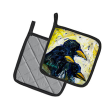 Load image into Gallery viewer, Baked In A Pie Crows Pot Holders - Set of 2 Decorative Kitchen Helpers | Made in the USA