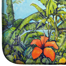 Load image into Gallery viewer, Banana Cabana Dish Drying Mat – Absorbent, Artistic Kitchen Essentials