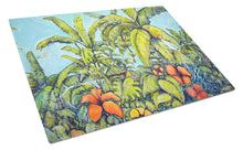 Load image into Gallery viewer, Banana Cabana Glass Cutting Boards – Durable, Decorative Kitchen Art