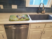 Load image into Gallery viewer, Be Blinkin Dish Drying Mat – Absorbent, Artistic Kitchen Essentials