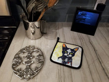 Load image into Gallery viewer, Big Kitty Cat Pot Holders - Set of 2 Decorative Kitchen Helpers | Made in the USA