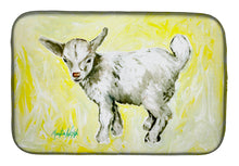Load image into Gallery viewer, Billy The Kid Goat Dish Drying Mat – Absorbent, Artistic Kitchen Essentials