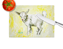 Load image into Gallery viewer, Billy The Kid Goat Glass Cutting Boards – Durable, Decorative Kitchen Art