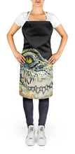 Load image into Gallery viewer, Bite Me Alligator Apron – Artist-Designed Kitchen, BBQ &amp; Craft Apron