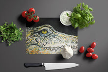 Load image into Gallery viewer, Bite Me Alligator Glass Cutting Boards – Durable, Decorative Kitchen Art