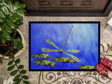 Load image into Gallery viewer, Blue Dragonfly Doormat-24x36 Indoor / Outdoor Rug | Made in USA