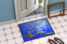 Load image into Gallery viewer, Blue Dragonfly Doormat-24x36 Indoor / Outdoor Rug | Made in USA