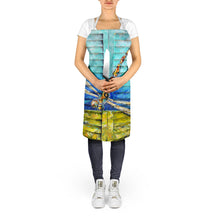 Load image into Gallery viewer, Blue Eyed Dragonfly Apron – Artist-Designed Kitchen, BBQ &amp; Craft Apron