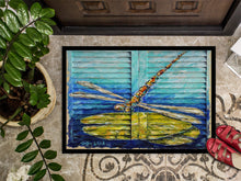 Load image into Gallery viewer, Blue Eyed Dragonfly Doormat