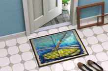 Load image into Gallery viewer, Blue Eyed Dragonfly Doormat