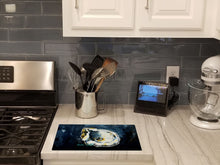 Load image into Gallery viewer, Blue Star Oyster Glass Cutting Boards – Durable, Decorative Kitchen Art