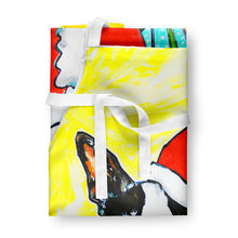Load image into Gallery viewer, Boston Terrier Stinker That Stole Christmas Apron – Artist-Designed Kitchen, BBQ &amp; Craft Apron
