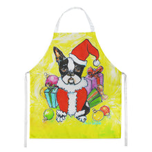 Load image into Gallery viewer, Boston Terrier Stinker That Stole Christmas Apron – Artist-Designed Kitchen, BBQ &amp; Craft Apron
