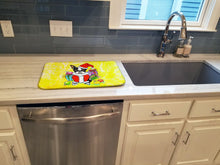 Load image into Gallery viewer, Boston Terrier Stinker That Stole Christmas Dish Drying Mat – Absorbent, Artistic Kitchen Essentials