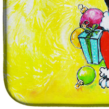 Load image into Gallery viewer, Boston Terrier Stinker That Stole Christmas Dish Drying Mat – Absorbent, Artistic Kitchen Essentials