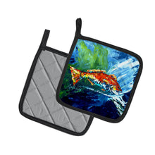 Load image into Gallery viewer, Break Through Red Fish Pot Holders - Set of 2 Decorative Kitchen Helpers | Made in the USA