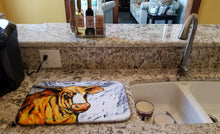 Load image into Gallery viewer, Bully Dish Drying Mat – Absorbent, Artistic Kitchen Essentials