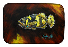 Load image into Gallery viewer, Bumblebee Fish Dish Drying Mat – Absorbent, Artistic Kitchen Essentials
