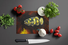Load image into Gallery viewer, Bumblebee Fish Glass Cutting Boards – Durable, Decorative Kitchen Art