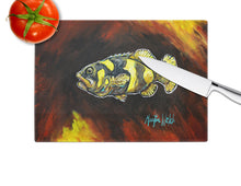 Load image into Gallery viewer, Bumblebee Fish Glass Cutting Boards – Durable, Decorative Kitchen Art