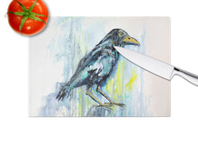 Load image into Gallery viewer, Burnt Corn Crow Glass Cutting Boards – Durable, Decorative Kitchen Art